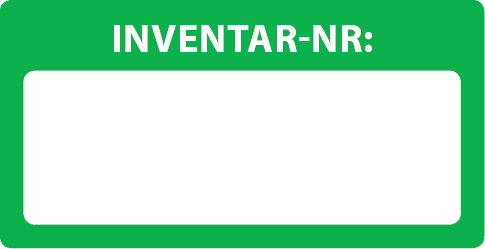 Inventaretiketten rechteckig 40 x 20 mm