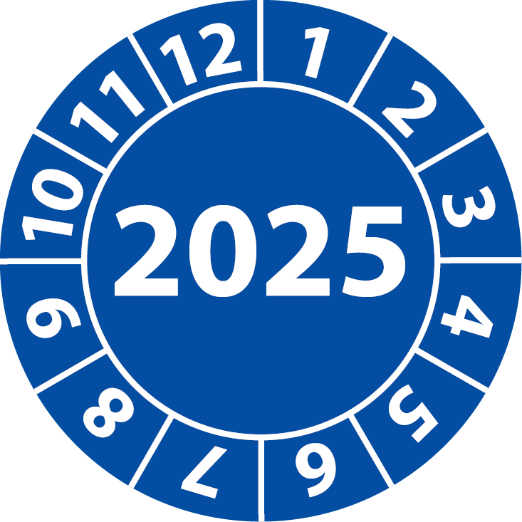 Jahresprüfplaketten 2025