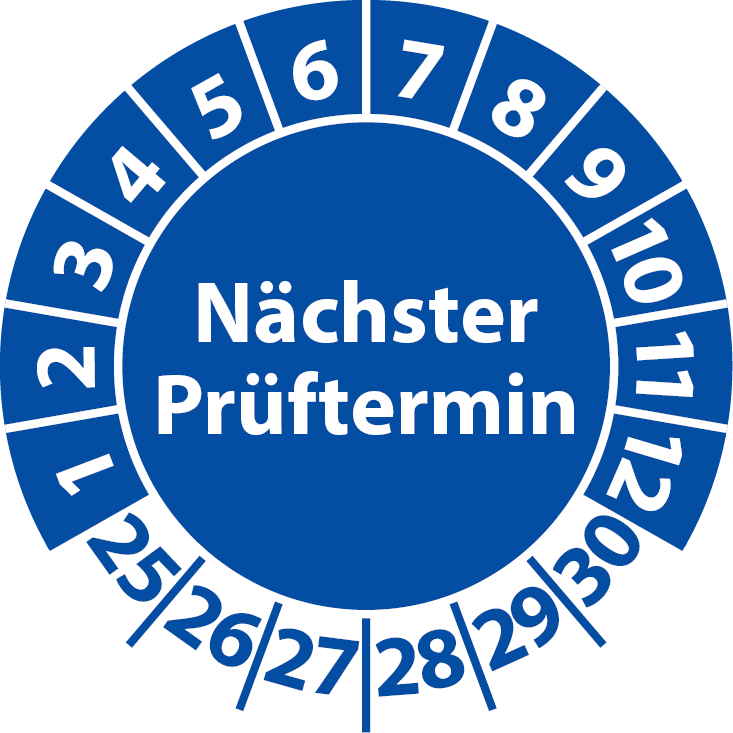 Prüfplaketten Nächster Prüftermin