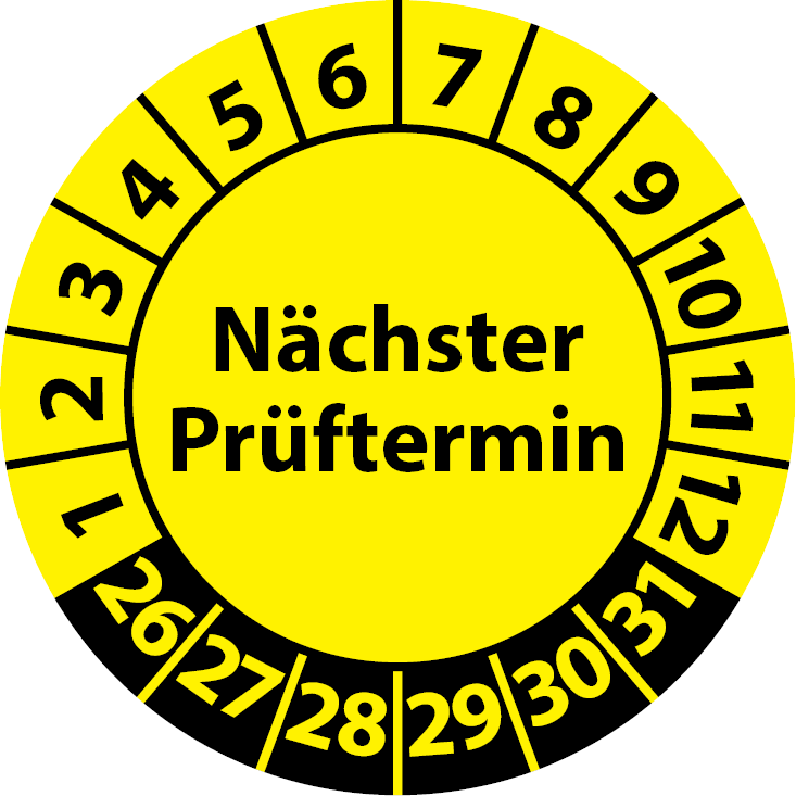 Prüfplakette Nächster Prüftermin