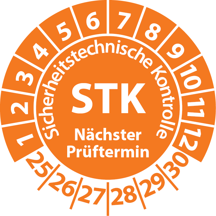 Prüfplaketten STK