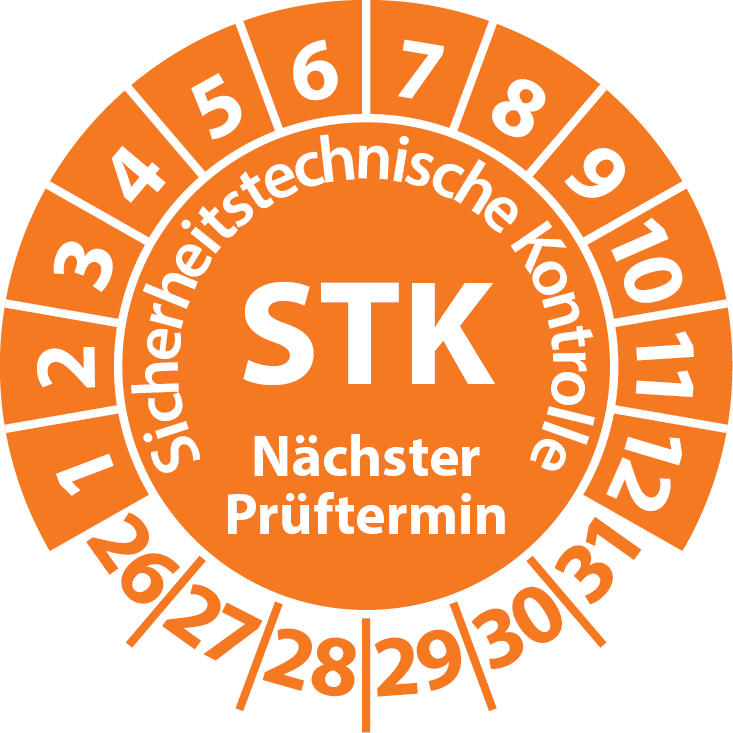 Prüfplaketten STK