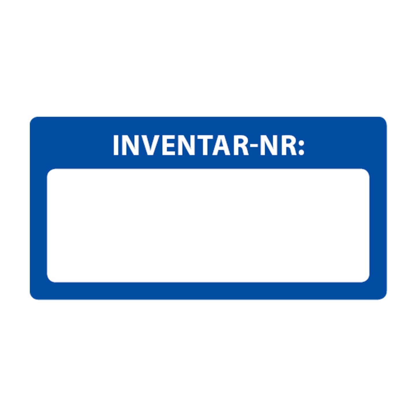 Inventaretiketten rechteckig 40 x 20 mm