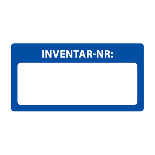 Inventaretiketten rechteckig 40 x 20 mm