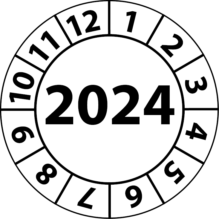 Jahresprüfplaketten 2024