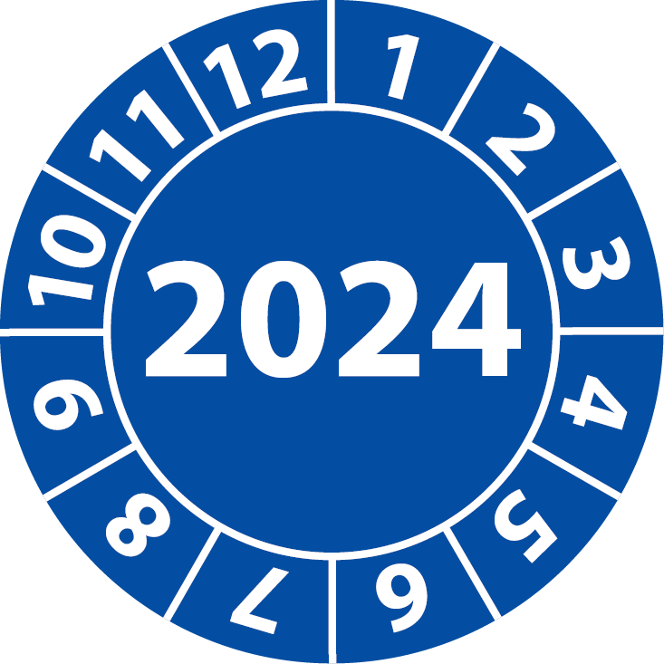 Jahresprüfplaketten 2024