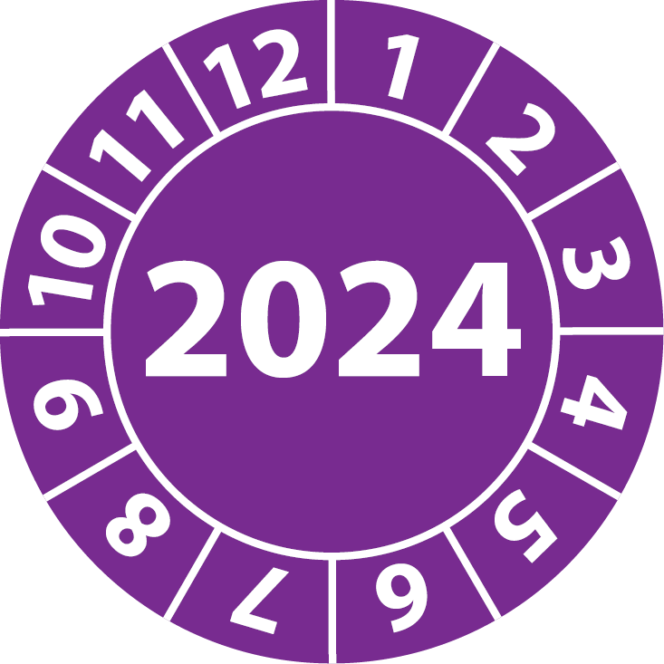 Jahresprüfplaketten 2024