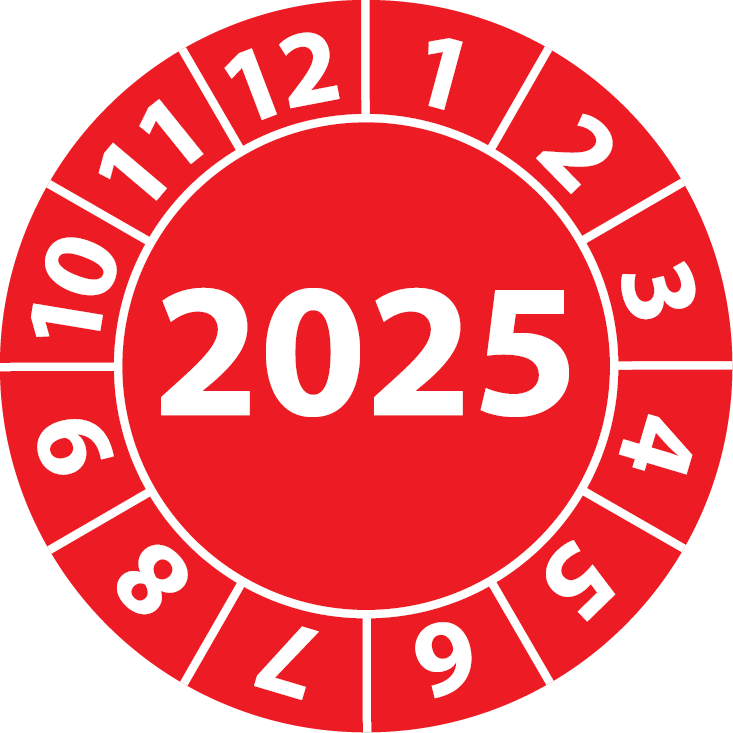 Jahresprüfplaketten 2025