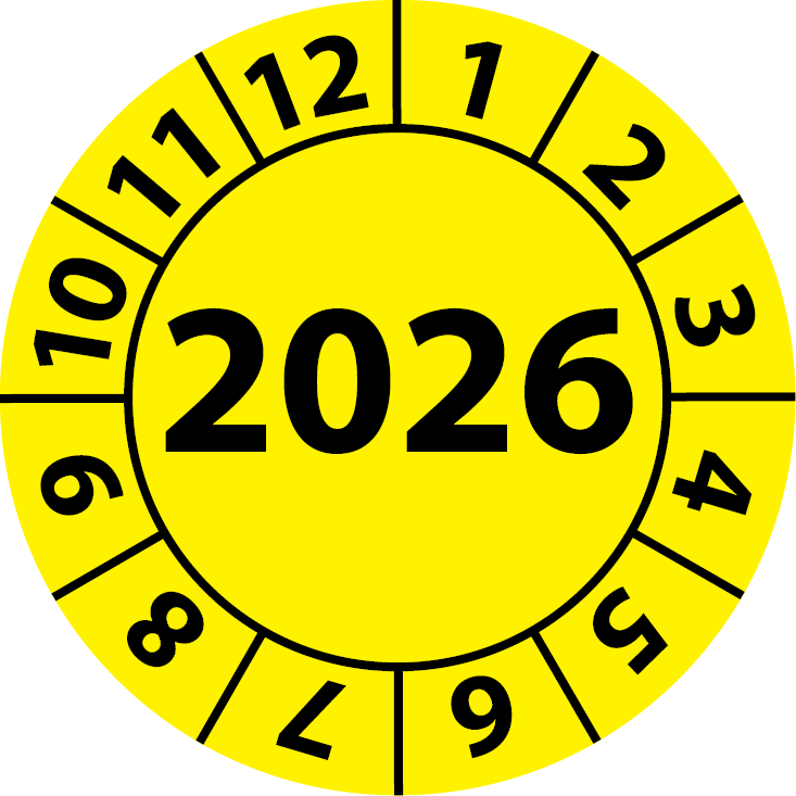 Jahresprüfplaketten 2026