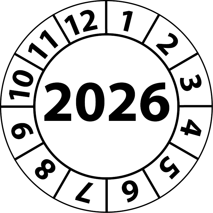 Jahresprüfplaketten 2026