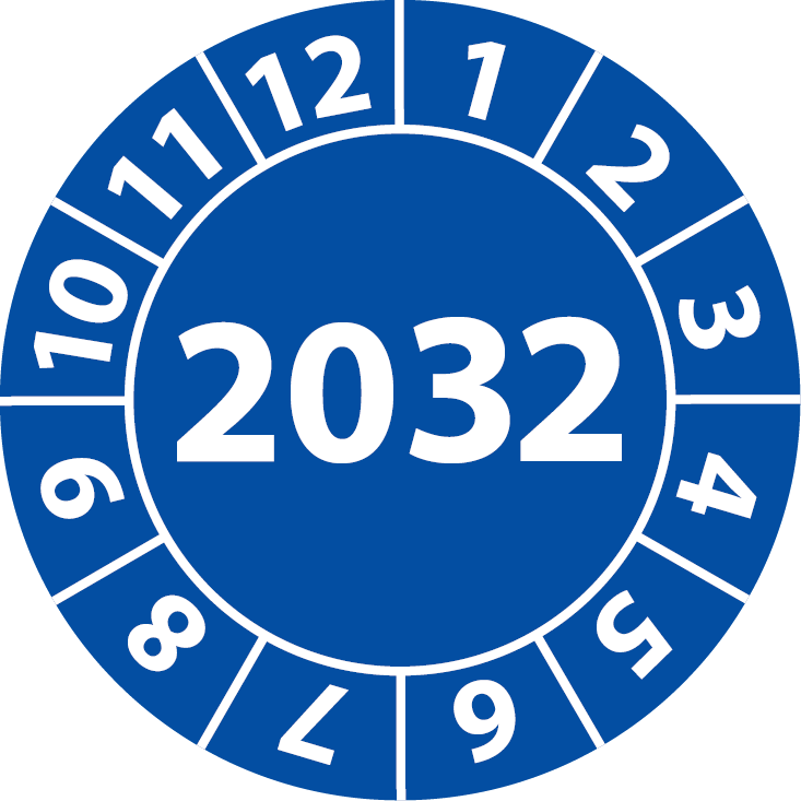 Jahresprüfplaketten 2032