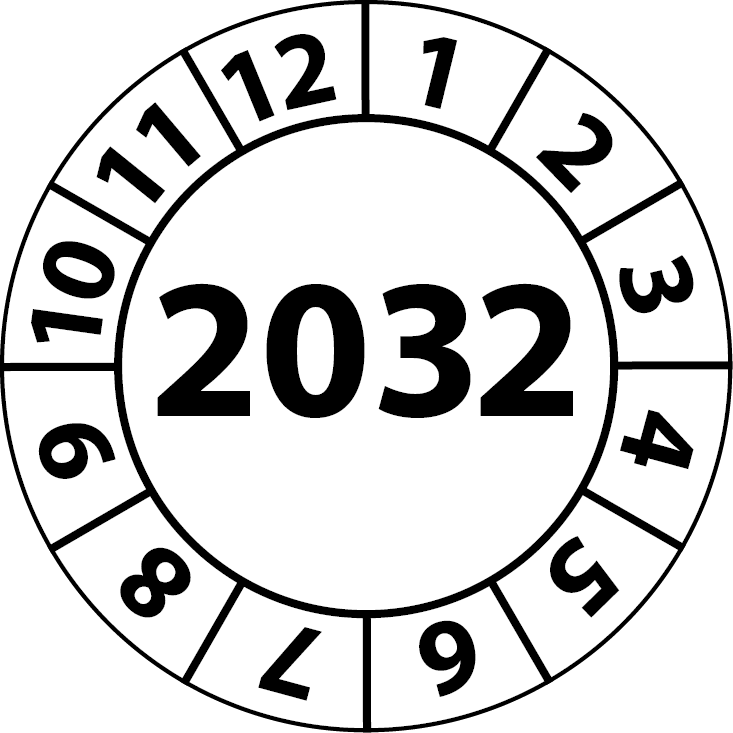 Jahresprüfplaketten 2032