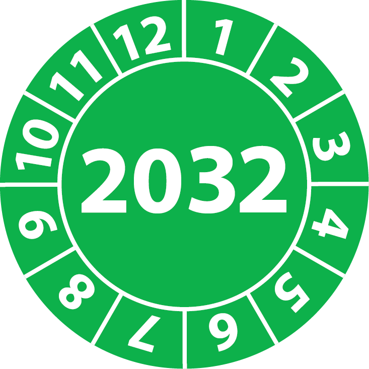 Jahresprüfplaketten 2032