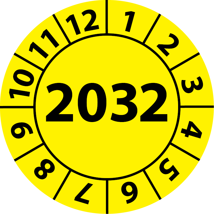 Jahresprüfplaketten 2032