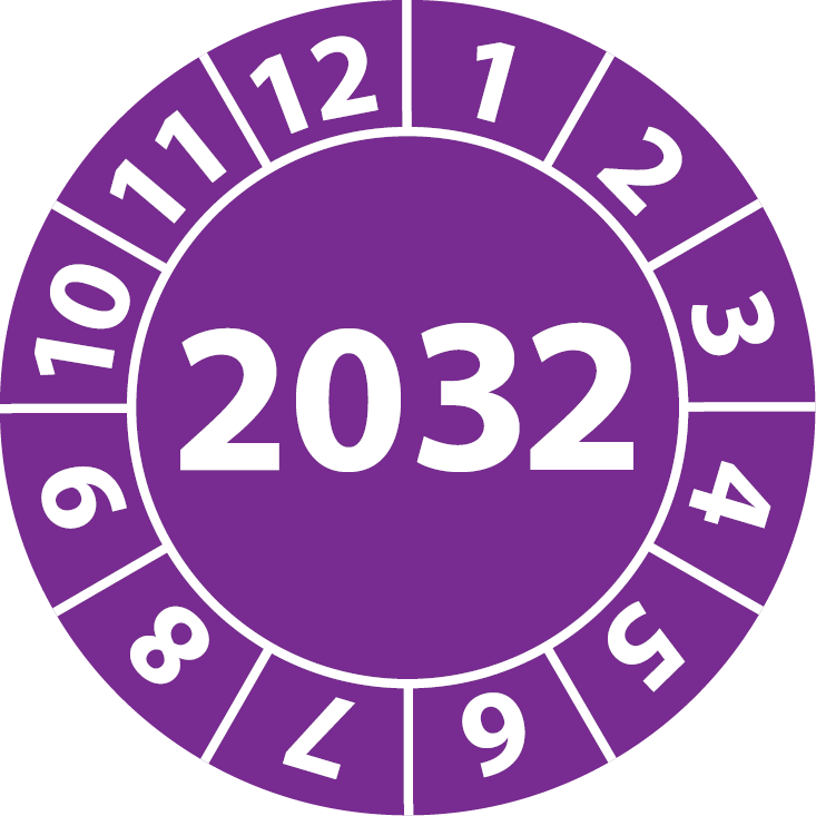 Jahresprüfplaketten 2032