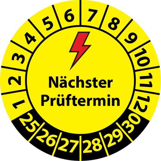 Prüfplakette Elektro