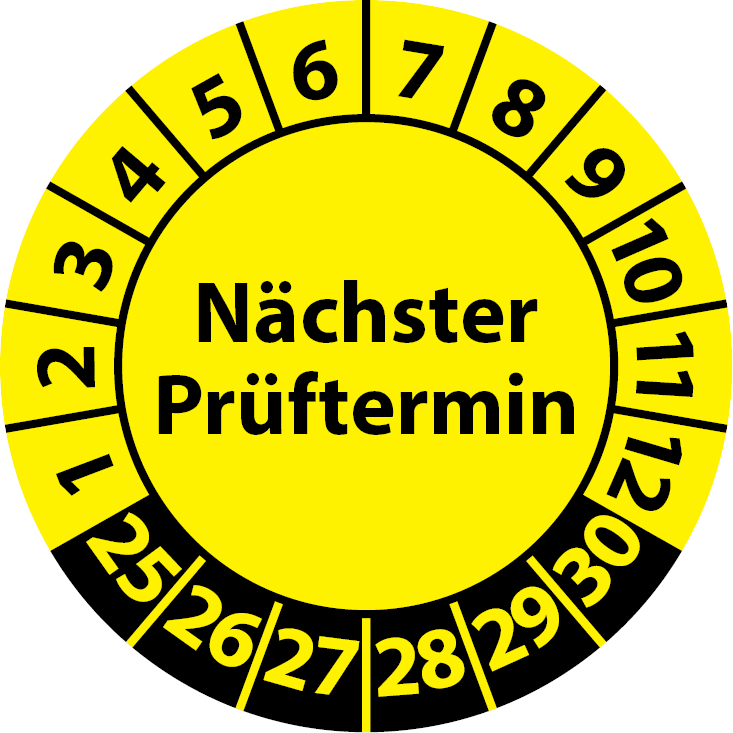 Prüfplakette Nächster Prüftermin