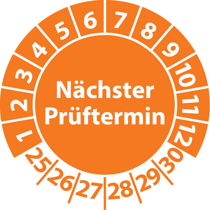 Prüfplaketten Nächster Prüftermin
