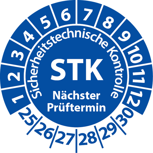 Prüfplakette STK