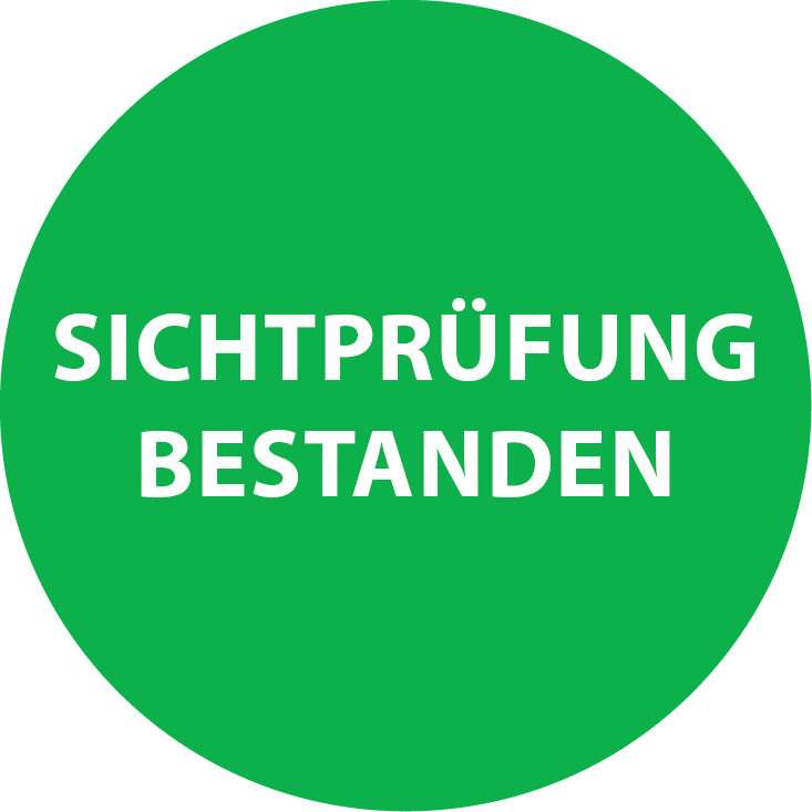 Sichtprüfung bestanden Aufkleber / Etiketten / Prüfplaketten