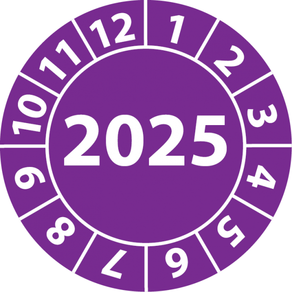 Jahresprüfplaketten 2025